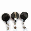 Badge Reels with Logo and 50cm Line Length, Made of Metal or Plastic Case Materials